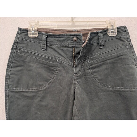Kuhl Dark Gray Straight Leg Hiking Pants sz 6P Reinforced Knee Outdoor Gorpcore - Picture 5 of 10